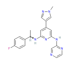 2D structure of the orthosteric ligand