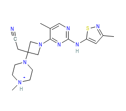 2D structure of the orthosteric ligand