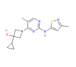 2D structure of the orthosteric ligand