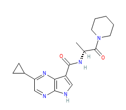 2D structure of the orthosteric ligand