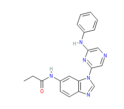 2D structure of the orthosteric ligand