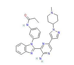 2D structure of the orthosteric ligand
