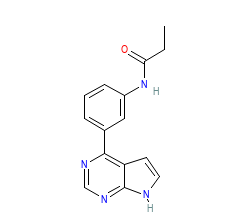 2D structure of the orthosteric ligand