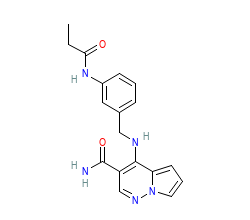 2D structure of the orthosteric ligand