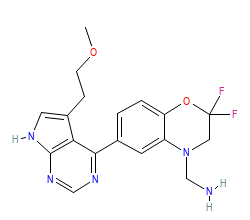 2D structure of the orthosteric ligand