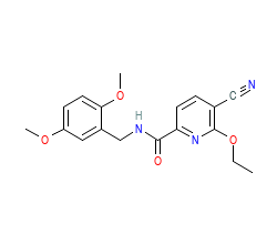 2D structure of the orthosteric ligand