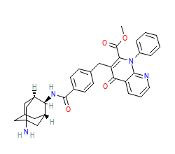 2D structure of the orthosteric ligand