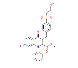 2D structure of the orthosteric ligand