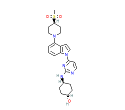 2D structure of the orthosteric ligand