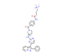 2D structure of the orthosteric ligand
