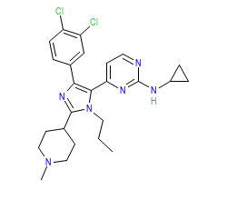 2D structure of the orthosteric ligand