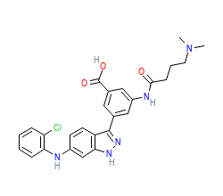 2D structure of the orthosteric ligand