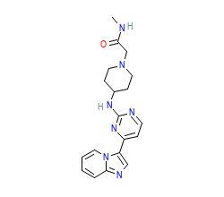 2D structure of the orthosteric ligand