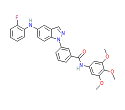 2D structure of the orthosteric ligand