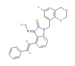 2D structure of the orthosteric ligand