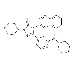 2D structure of the orthosteric ligand