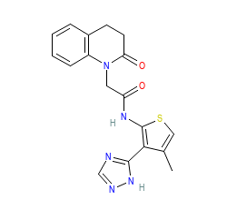 2D structure of the orthosteric ligand