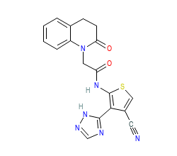 2D structure of the orthosteric ligand