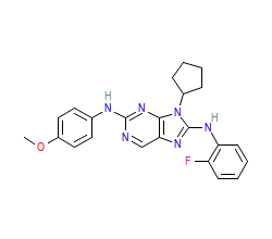 2D structure of the orthosteric ligand