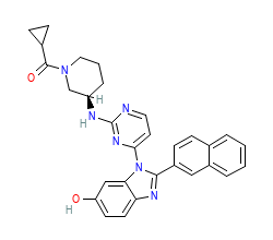 2D structure of the orthosteric ligand