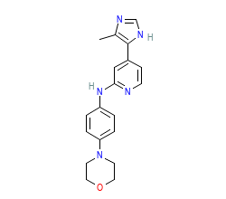 2D structure of the orthosteric ligand