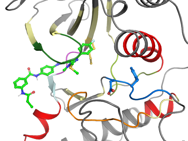 The orthosteric binding pocket