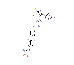 2D structure of the orthosteric ligand
