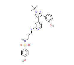 2D structure of the orthosteric ligand