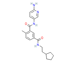 2D structure of the orthosteric ligand