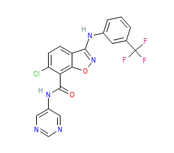2D structure of the orthosteric ligand