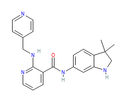 2D structure of the orthosteric ligand