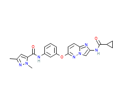 2D structure of the orthosteric ligand