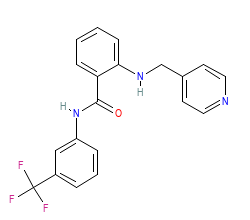 2D structure of the orthosteric ligand