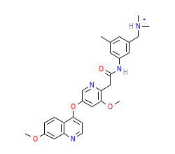 2D structure of the orthosteric ligand