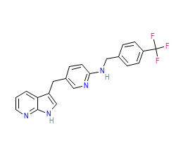 2D structure of the orthosteric ligand