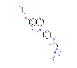 2D structure of the orthosteric ligand