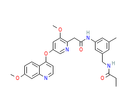 2D structure of the orthosteric ligand