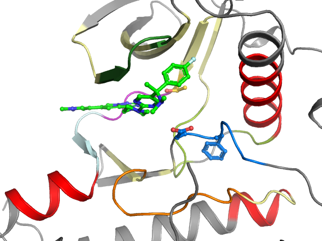 The orthosteric binding pocket