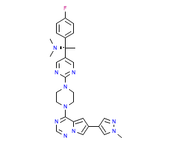 2D structure of the orthosteric ligand
