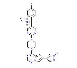 2D structure of the orthosteric ligand