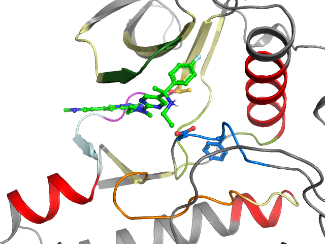 The orthosteric binding pocket