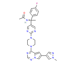 2D structure of the orthosteric ligand