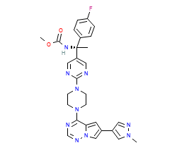 2D structure of the orthosteric ligand