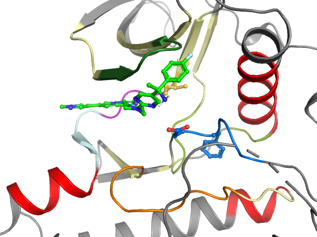 The orthosteric binding pocket