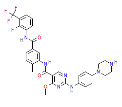 2D structure of the orthosteric ligand