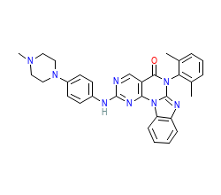 2D structure of the orthosteric ligand