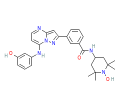 2D structure of the orthosteric ligand