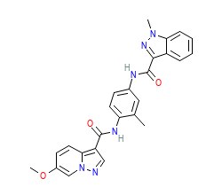 2D structure of the orthosteric ligand