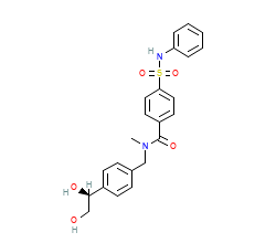 2D structure of the orthosteric ligand