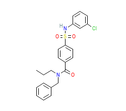 2D structure of the orthosteric ligand